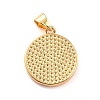 Brass Enamel Pendants KK-P209-03G-03-RS-4