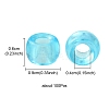 Transparent Acrylic European Beads MACR-YW0002-17-4
