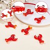 6Pcs Handmade Lampwork Beads LAMP-NB0002-07-4