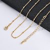 Long-Lasting Plated Brass Cable Chain Necklaces LS-NJEW-K112-09G-NF-2