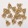 Tibetan Style Alloy 3D Cherry Charms TIBEP-23493-AG-RS-1