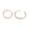 Ion Plating(IP) 304 Stainless Steel Huggie Hoop Earrings EJEW-F111A-20mm-RG-3