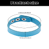 1Pc Adjustable Leather Bracelet for Women Men BJEW-LP0002-57A-2
