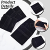Velvet Jewelry Flap Pouches ABAG-WH0038-43F-4