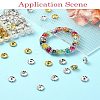 120Pcs 2 Colors Alloy Rhinestone Spacer Beads ALRI-YW0001-23-6