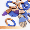 DIY Dangle Earring Making Kits RESI-OC0001-12-4