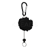 Aluminum Alloy Pom Pom Ball Beadable Keychain Bar HJEW-Q001-01D-1
