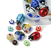 33Pcs Handmade Lampwork Beads LAMP-FS0001-12-3