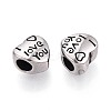 304 Stainless Steel European Style Large Hole Beads STAS-T072-106AS-2
