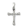 304 Stainless Steel Pendants X-STAS-F336-18P-02-1