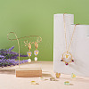 96Pcs 4 Colors Electroplate Transparent Handmade Lampwork Beads LAMP-CW0001-02-7