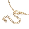 304 Stainless Steel Satellite Chain Bracelet Making AJEW-JB01300-01-3