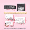 5 Sets 5 Styles Alloy & Plastic Pearl & Acrylic & Rhinestone Earring Sets EJEW-FS0001-24-8