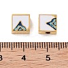 Ion Plating(IP) 304 Stainless Steel Enamel Beads STAS-I309-11A-G-4