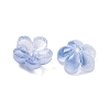 Dyed & Heated Glass Bead Caps GLAA-C042-01C-2