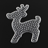 Christmas Reindeer/Stag ABC Plastic Pegboards used for 5x5mm DIY Fuse Beads X-DIY-Q009-25-1
