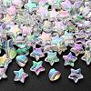 30OPcs 2 Style Eco-Friendly Transparent Acrylic Beads TACR-YW0001-71-2