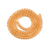 Transparent Glass Beads Strands EGLA-A044-T4mm-MD23-3