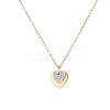 Heart Butterfly Clover Pendant Necklace UZ2087-1-1