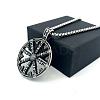 Vintage 304 Stainless Steel Viking Anchor Pendant Necklaces for Men LS-VB2493-2
