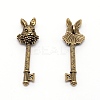 Zinc Alloy Pendant PALLOY-WH0087-27-2