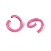 Spray Painted Iron Open Jump Rings IFIN-T017-04C-10-2