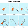 DIY Alloy Earring Jewelry Making Kit DIY-YW0011-89-4