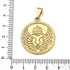Religion Theme 304 Stainless Steel Pendants STAS-F336-06D-G-3