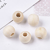 Unfinished Natural Wood European Beads X-WOOD-Q041-04E-5