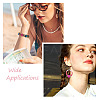 100Pcs 10 Colors Transparent Glass European Beads GLAA-CD0001-12-9