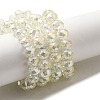 Electroplate Glass Beads Strands LS-EGLA-D020-8x5mm-70-2