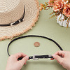 2Pcs Leather Hat Bands for Hat Accessories FIND-HY0004-82-3