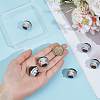 3 Pairs 3 Colors Iron & Polystyrene & PET Doll Craft Eyes DIY-PH0031-58A-3