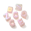 Opaque Rainbow Iridescent Acrylic Beads OACR-P010-22H-2