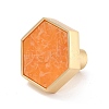 Hexagon with Marble Pattern Brass Box Handles & Knobs LS-DIY-P054-C08-2