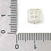 Brass Micro Pave Cubic Zirconia Beads KK-K297-33S-4