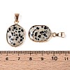 Natural Dalmatian Jasper Pendants G-N349-04F-G-3