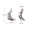 Tibetan Style Alloy Pendants LS-TIBEP-S299-27AS-RS-2
