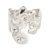 Tarnish Resistant 304 Stainless Steel Cuff Finger Ring Components STAS-P365-29P-2