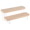 2-Tier Transparent Acrylic  Minifigures Display Risers DIY-WH0410-33B-1