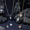 6Pcs 6 Style 304 Stainless Steel Pendants STAS-UN0039-43-5