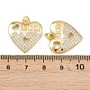 Mother's Day Brass Micro Pave Cubic Zirconia Pendants KK-L251-06G-04-3