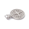 Non-Tarnish 304 Stainless Steel Pendants STAS-G289-01P-3