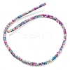 Baking Paint Synthetic Turquoise Beads Strands G-H060-02A-03-3