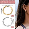 4Pcs 2 Colors Brass Hoop Earrings for Women EJEW-BBC0001-77B-2