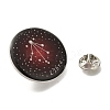 Twelve Constellation Creative Alloy Badges Constellation Brooches LS-JEWB-S033-01P-G-3
