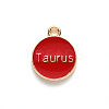 Alloy Enamel Pendants ENAM-SZ0001-28B-C-4