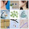 10Pcs Glass Bead Caps for Wind Chimes Making GLAA-BY0001-05C-8