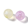 Rainbow Iridescent Plating Acrylic Beads MACR-YW0002-19B-2