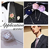 40Pcs Alloy & Stainless Steel Lapel Pins AJEW-HS0001-11-6